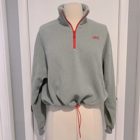 levi's fleece sweater